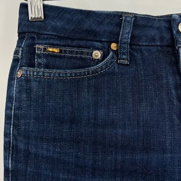 Joe's (27) (28x32) Regular Muse Bootcut Mid Rise Blue Perry Dark Wash Jeans - Picture 6 of 11